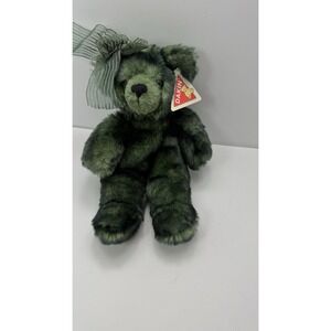 Dakin Jewel Emerald Green Tipped Stuffed Plush Teddy Bear Bean Bag Bottom 12inch